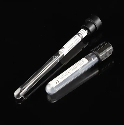 Disposable Black Hat Sodium Citrate Blood Vaccum Black Esr Tests Collection Tube