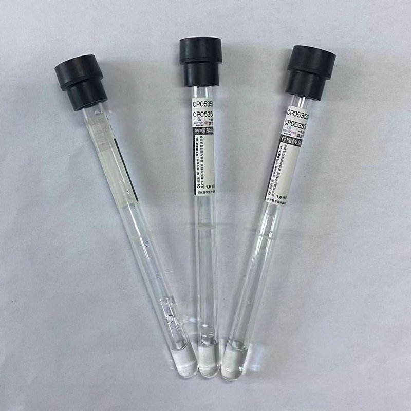 Material Glass Blood Collection vacuum blood colletion tube ISO Approved ESR Tube