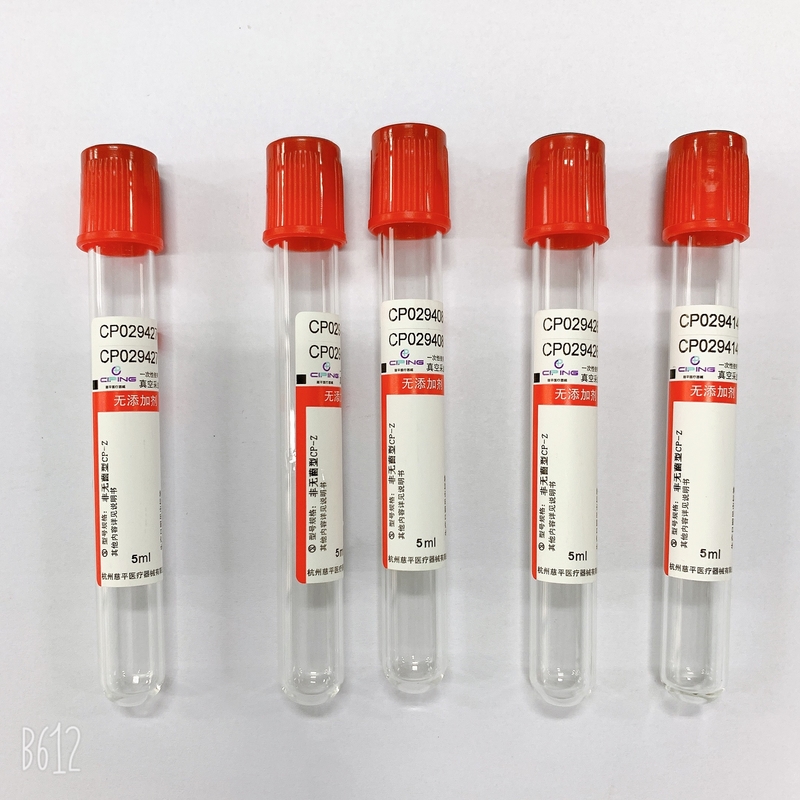 3ml 5ml 10ml  Plain vacuum blood colletion tube Tubes Serum Blood Collection  For Medical Equipment