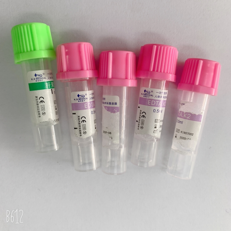 Medical Non Vacuum Blood Collection Tube K3 EDTA Blood Collection Tubes