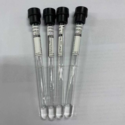 пластмасса трубок вакуума ESR цитрата натрия 1.6ml черная стеклянная