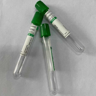 По заведенному порядку кровь тестов Clinicalbiochemistry собирая верхнюю часть зеленого цвета трубки