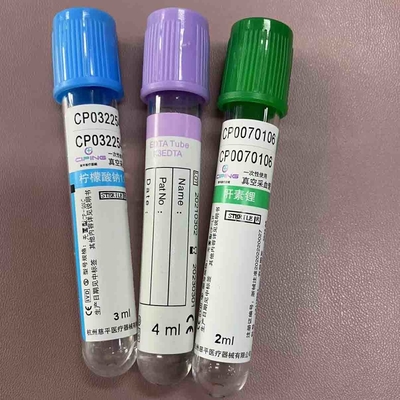 Трубка PT образца плазмы с голубой крышкой 1.8ml - 8ml