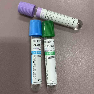Крышка 1ml трубки гепарина лития натрия устранимая зеленая - 10ml