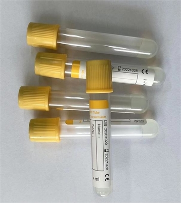 Медицинская трубка 2 собрания крови вакуума - трубка геля 10ml с желтой верхней частью