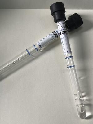 Вакуумная трубка ESR 8*120 мм с 3,8% цитратом натрия (соотношение 4:1)